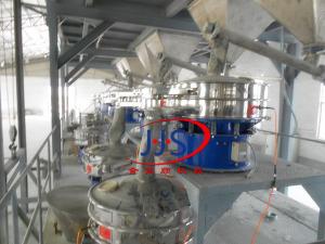 振動(dòng)篩在碳酸鈣漿料使用現(xiàn)場(chǎng)！